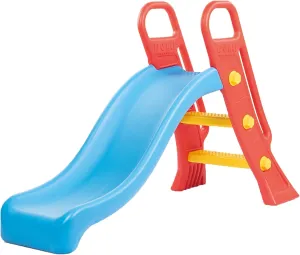 : Junior Slide - Plastic Indoor & Outdoor Steps Slide, 36" L x 53" W x 24" H, 44lb Capacity, Durable Waterproof Design, Toddlers & Kids Ages 2 