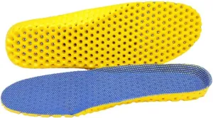 1 Pair Sneaker Breathable Deodorant Insole Foot Care Heel Orthopedic Insole Memory Foam Shock Absorption Sport Insoles for Unise (Color : Blue, Size : 42)