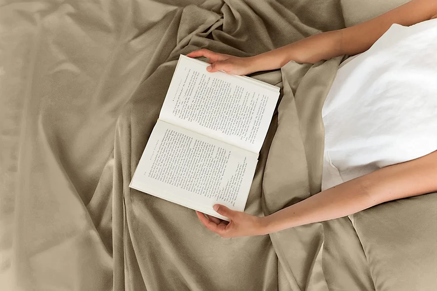 1000 Thread Count Queen Sheet Set - 100% Cotton Bed Sheets - Softer Than Egyptian Cotton - 4-Piece Cream Queen Set - Soft Sateen Weave - Hotel Luxury Bedding 16" Deep Pocket Fits up to 17" Mattresses