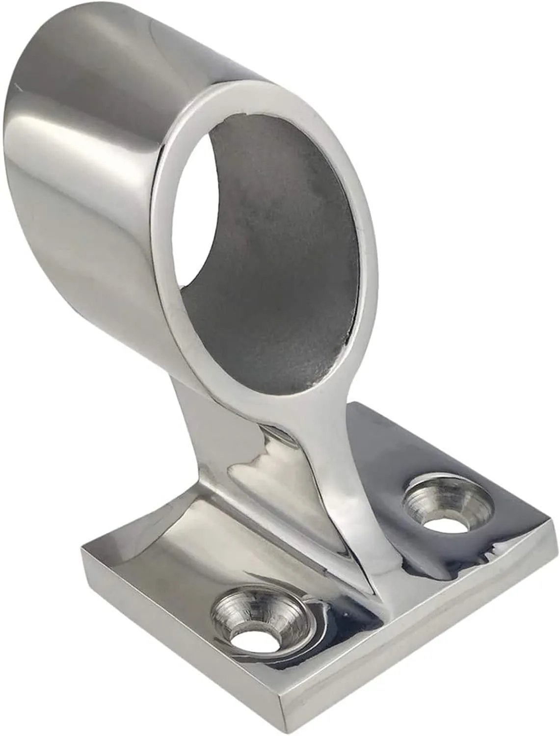 1/2 Pcs 60° Marine Boat 316 Stainless Steel 7/8" Hand Rail Fitting Center Support Bracket Stanchion Hardware for 22mm Tube