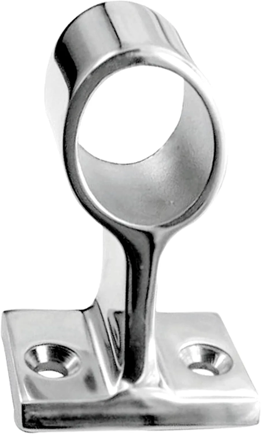 1/2 Pcs 60° Marine Boat 316 Stainless Steel 7/8" Hand Rail Fitting Center Support Bracket Stanchion Hardware for 22mm Tube