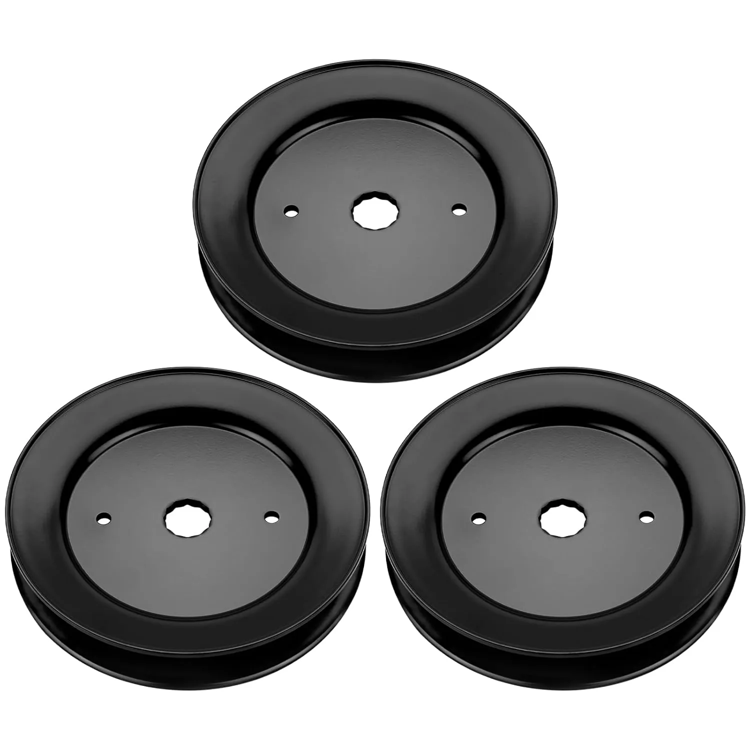 153532 173435 Spindle Pulley for Hu sqvarna Mower - 532173435 532153532 Mandrel Pulley Compatible with Po Ulan, AYP, Weed Eater 38" 48" Deck Lawn Tractor, Replaces 532129206 129206, 3 Pack