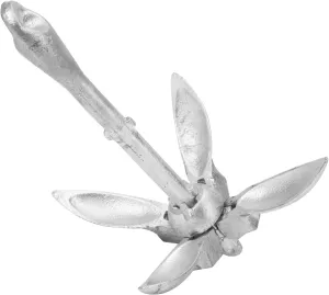 15kg Stainless Steel Galvanized Folding Grapnel Boat Anchor Ideal for Marine Yachts Inflatable Boats and Jet Skis Easy to Store and Durable