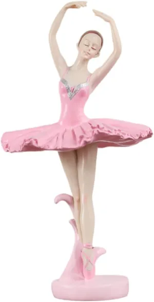 1PC Ballerina Ornament Elegant Ballet Girl Decor Crafts for Home Office Wine Cabinet Stylish and Chic Figurine Present for Dance Lovers