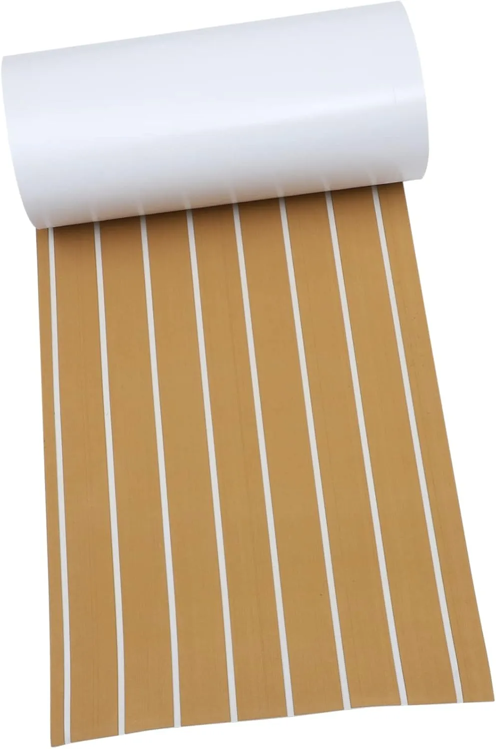 1Roll Eva Non Slip Yacht Flooring Mat Self Adhesive Decking Sheet for Easy Installation Stain Resistant UV Protected and Heat Resistant