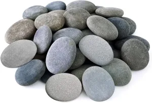 26PCS Large Painting Rocks, Natural River Rocks, 2-3 Inches Flat Rocks for Painting, Rock Painting for Kids, Stones for Arts & Crafting