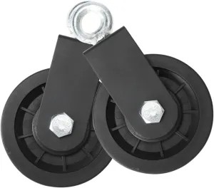 2pcs Cable Pulley Wheel for Equipment Attachment Durable and Strong for Home Gym Pulley System for Cable Machine Workouts and DIY Training