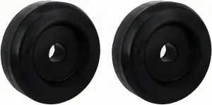 3-1/2 Inches Boat Trailer Keel Roller End Cap, Boat Trailer Roller and Guides, for Keel, Spool, Bow Roller, 2pcs, Black