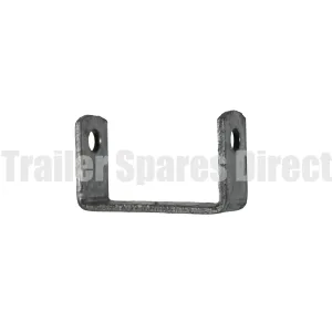 4 inch flat roller bracket galvanised