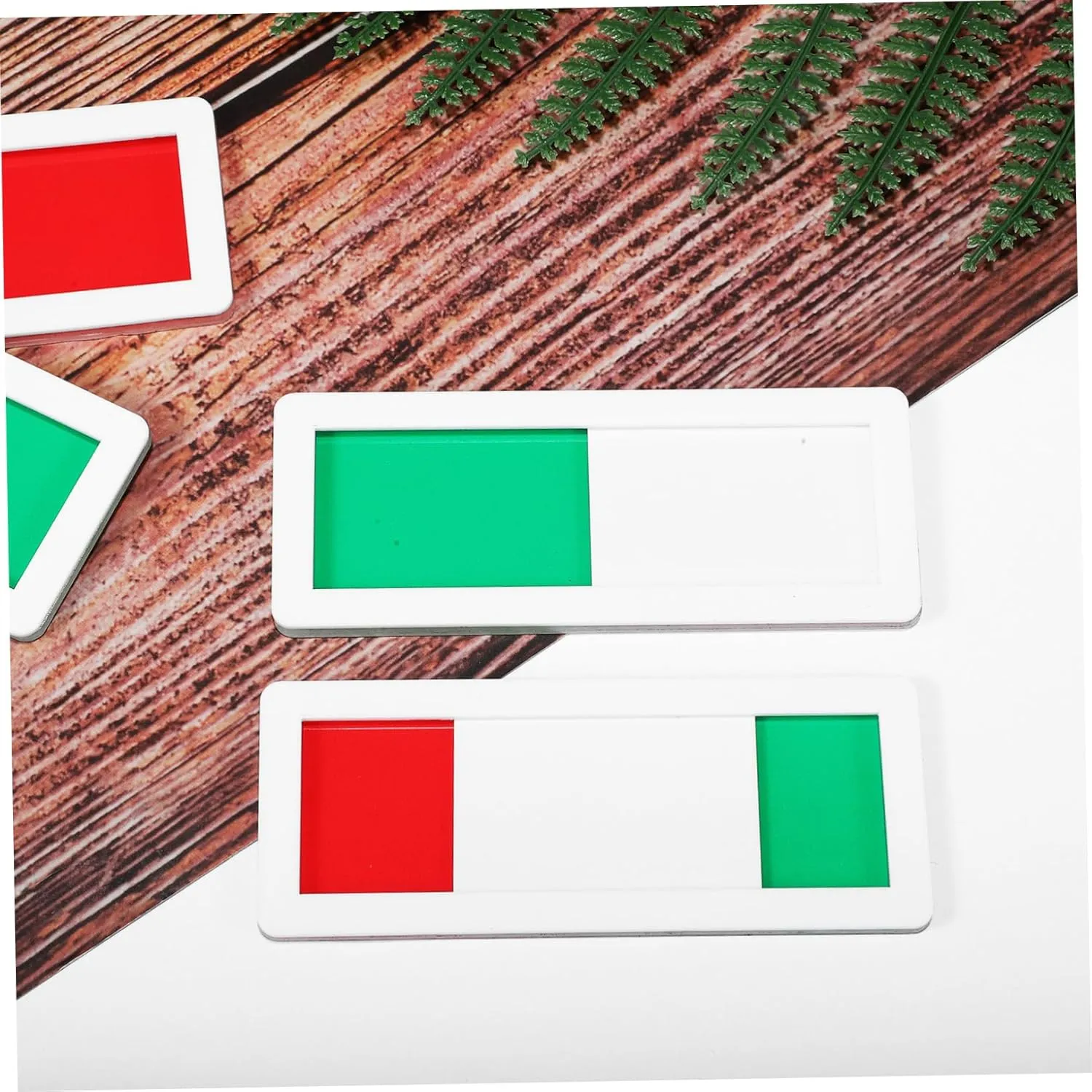 4sets 4 Pcs Vacant Occupied Door Sign Practical Slide Indicator for Office Restroom Meeting Use Compact Design with Visibility and Colors 4pcs*4