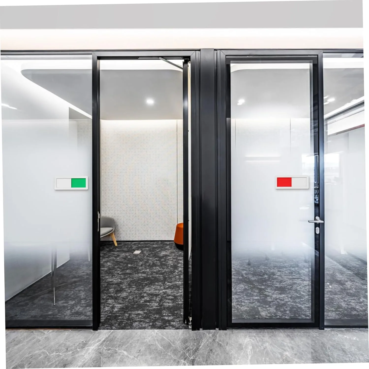 4sets 4 Pcs Vacant Occupied Door Sign Practical Slide Indicator for Office Restroom Meeting Use Compact Design with Visibility and Colors 4pcs*4