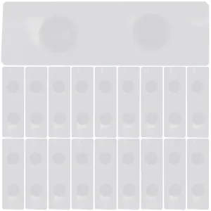 50 Pcs Concave Slide Microscope Slides Frosted Slides Quartz Glass Slides Microscope Glass Plates Circular Glass Slides Glass Slides for Aquatic Specimens Cover Slip