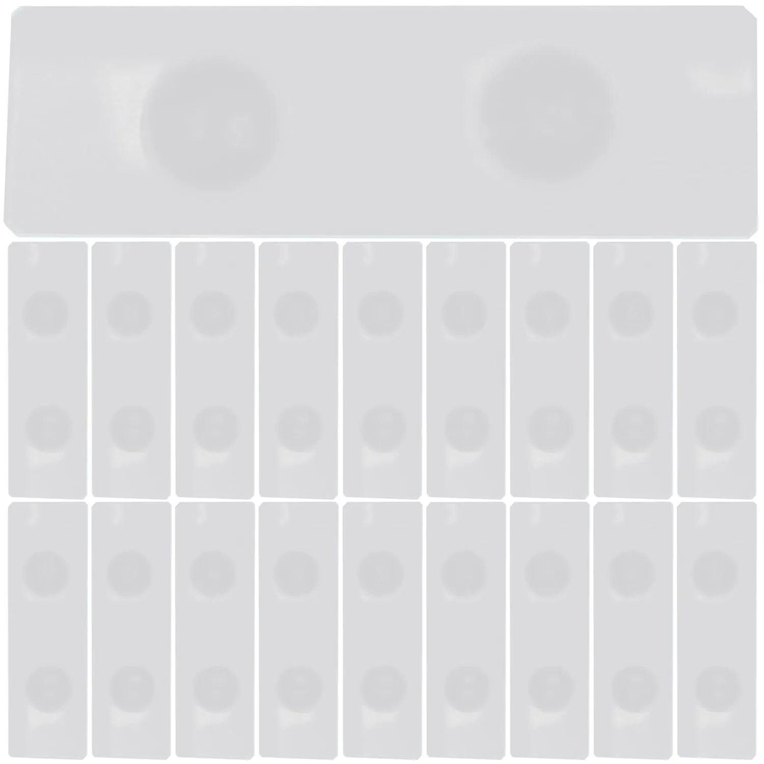50 Pcs Concave Slide Microscope Slides Frosted Slides Quartz Glass Slides Microscope Glass Plates Circular Glass Slides Glass Slides for Aquatic Specimens Cover Slip
