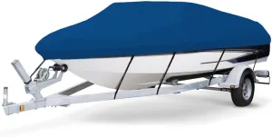 7.6 oz Solution Dyed Polyester Blue, Styled to FIT Boat Cover Compatible for STACER 569 Easy Rider 2008