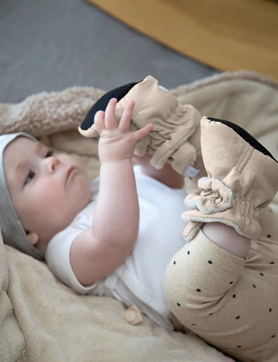 7AM Enfant Airy Baby Booties - Water Repellent Baby Shoes for Girls & Boys, Ultra Soft Winter Socks & Slippers for Infants