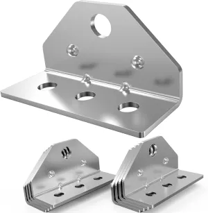 8 PCS Boat Trailer Top Angle Swivel Top Angle Bracket,Galvanized Boat Pontoon Trailer Bolster Bunk Board Adjustable Swivel Brackets