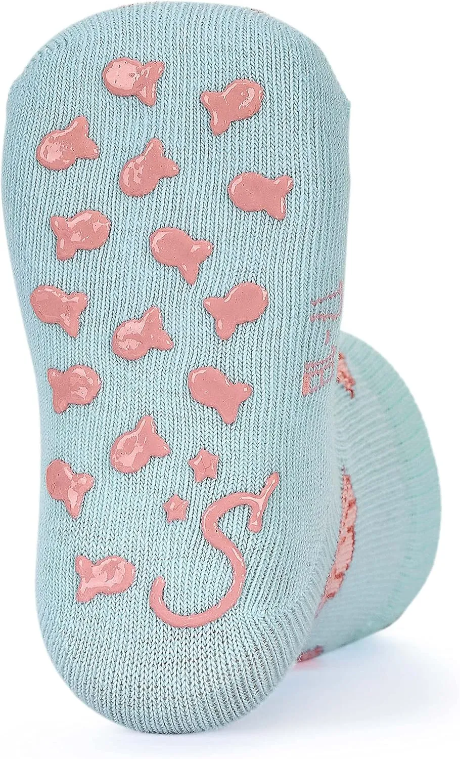 Abs Crawling Sock Couple Pack Mermaid Tail Baby Girls ABS Socks
