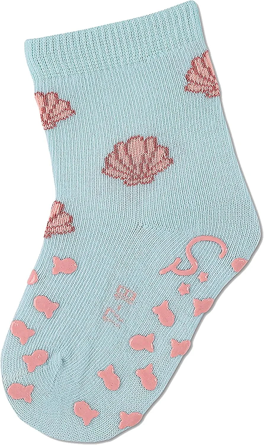 Abs Crawling Sock Couple Pack Mermaid Tail Baby Girls ABS Socks