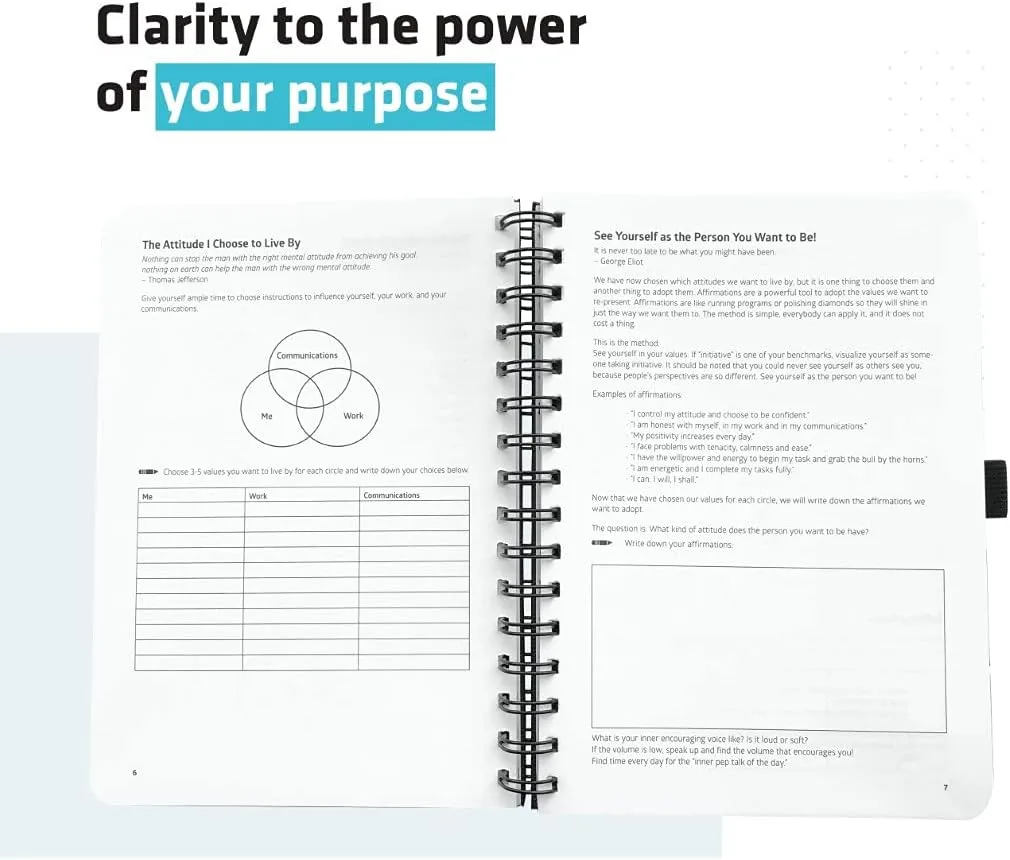 Action Day 2022 DATED PLANNER WEEKLY Monthly Diary Calendar, Highly-rated Bias for Action Layout Design & You Get More Done Faster - Features Pen loop, Bookmarks, Notetaking, Pocket - Size 6x8