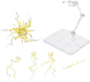 Action Figure Stand, Display Shelf Figure Assembly Light Effects Action Figure Display Bracket Plastic DIY Doll Base Action Figure Display Stand Model