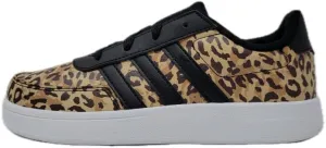 adidas Unisex-Child Breaknet Sneaker, Black/White/Brown, 2 M US