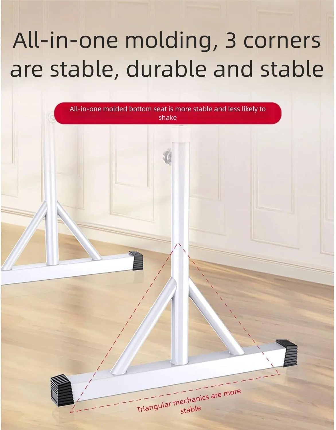 Adjustable Ballet Barre, Portable Freestanding Dance Barre, Height 80-120cm Steel Spring Non-Slip Yoga Training Equipment for Dance Stretching