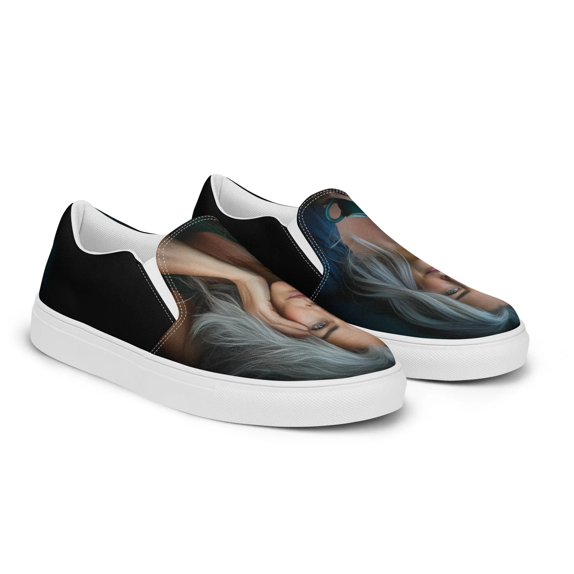 Ageless Wonder Women’s slip-on canvas shoes