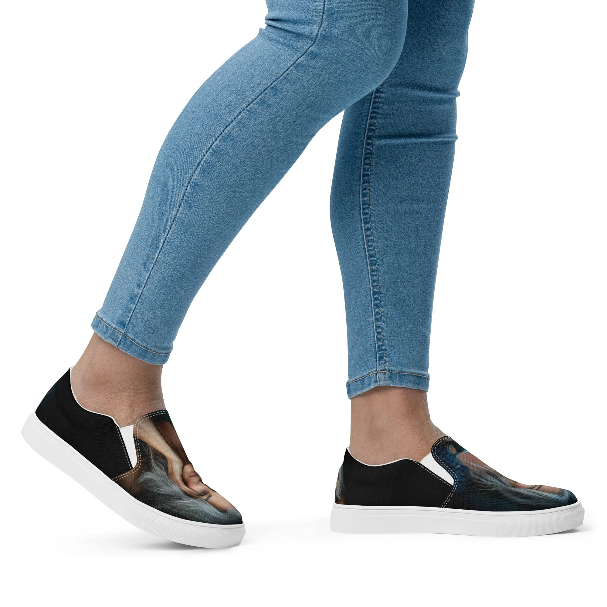 Ageless Wonder Women’s slip-on canvas shoes