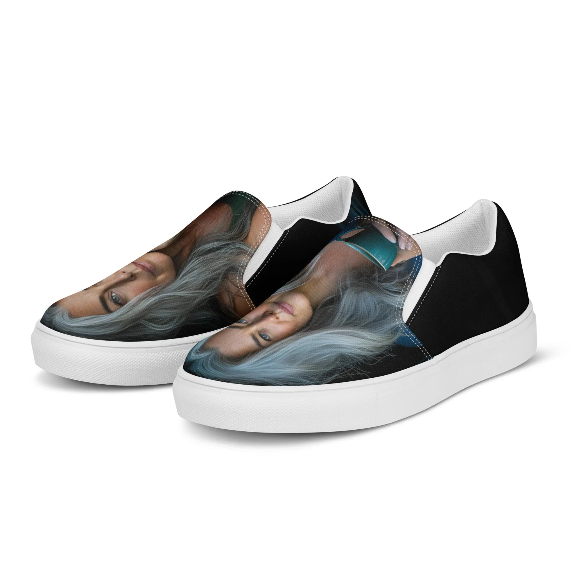 Ageless Wonder Women’s slip-on canvas shoes