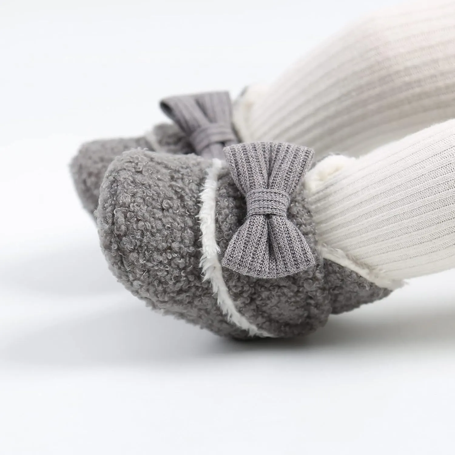 Aj6 Shoes Baby Girls Boys Soft Booties Snow Boot Warm Shoes Infant Toddler Warming Prewalker Footed Romper