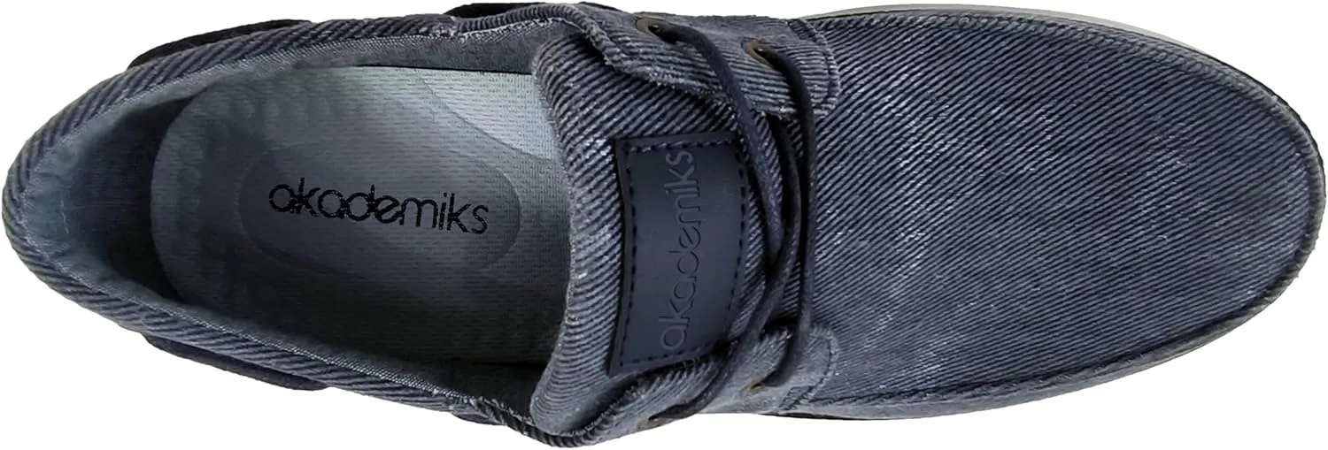AKADEMIKS Men's Knox Boat Shoe, Casual Slip-On Deck Shoes for Men, Classic Style & Comfortable Fit
