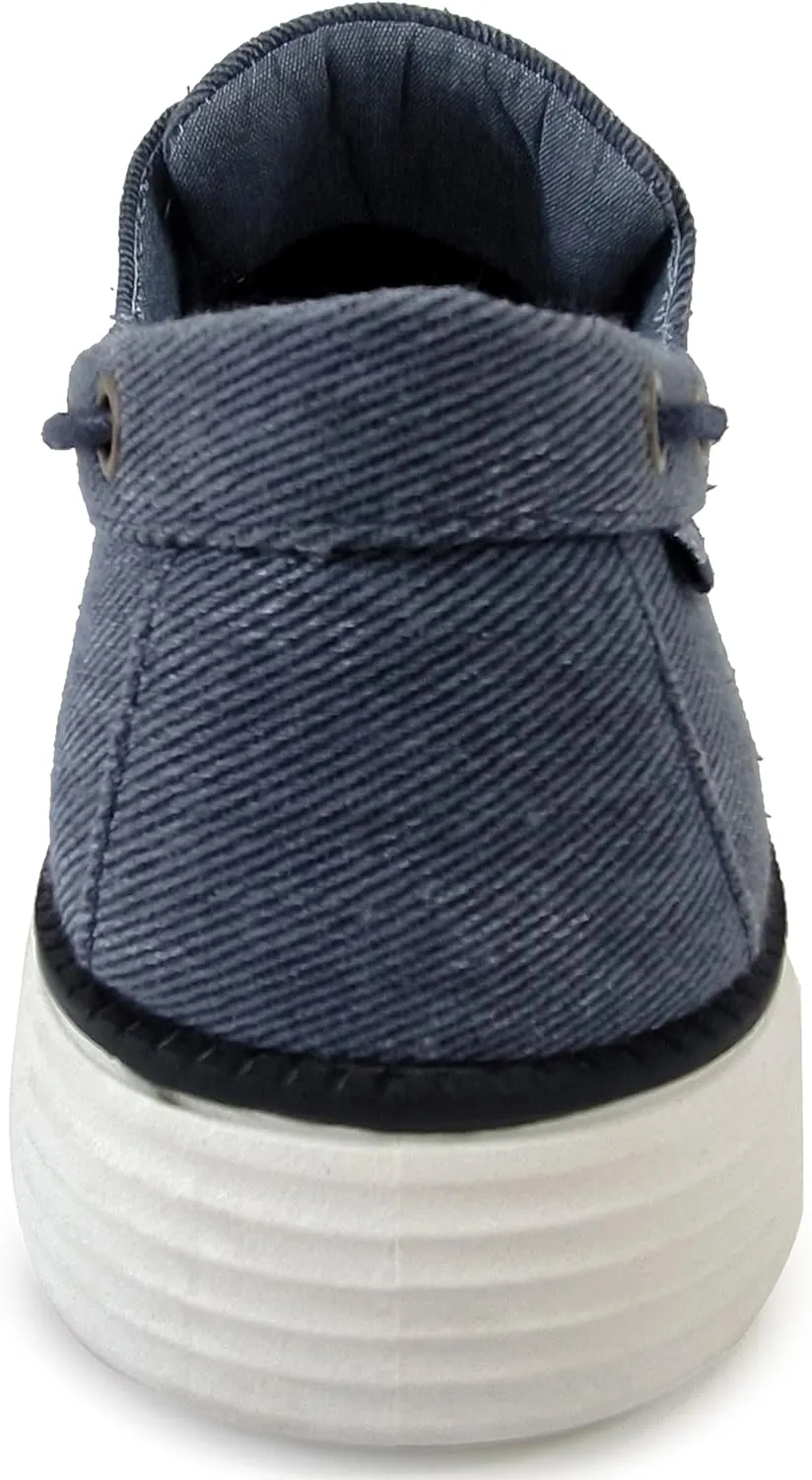 AKADEMIKS Men's Knox Boat Shoe, Casual Slip-On Deck Shoes for Men, Classic Style & Comfortable Fit