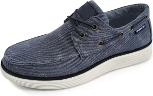 AKADEMIKS Men's Knox Boat Shoe, Casual Slip-On Deck Shoes for Men, Classic Style & Comfortable Fit