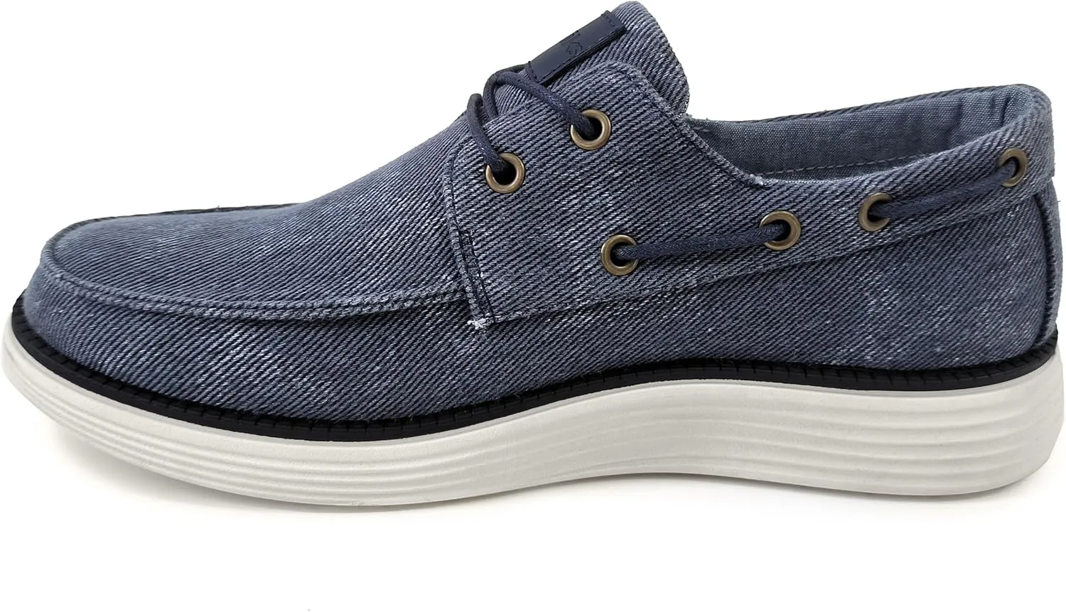 AKADEMIKS Men's Knox Boat Shoe, Casual Slip-On Deck Shoes for Men, Classic Style & Comfortable Fit