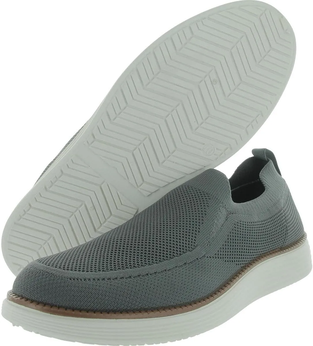 AKADEMIKS Men's Olney Knit Slip-On, Comfortable Lightweight Casual Shoes for Easy Wear