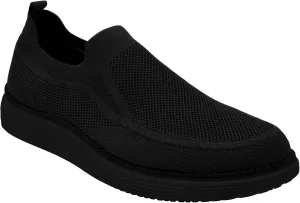 AKADEMIKS Men's Olney Knit Slip-On, Comfortable Lightweight Casual Shoes for Easy Wear