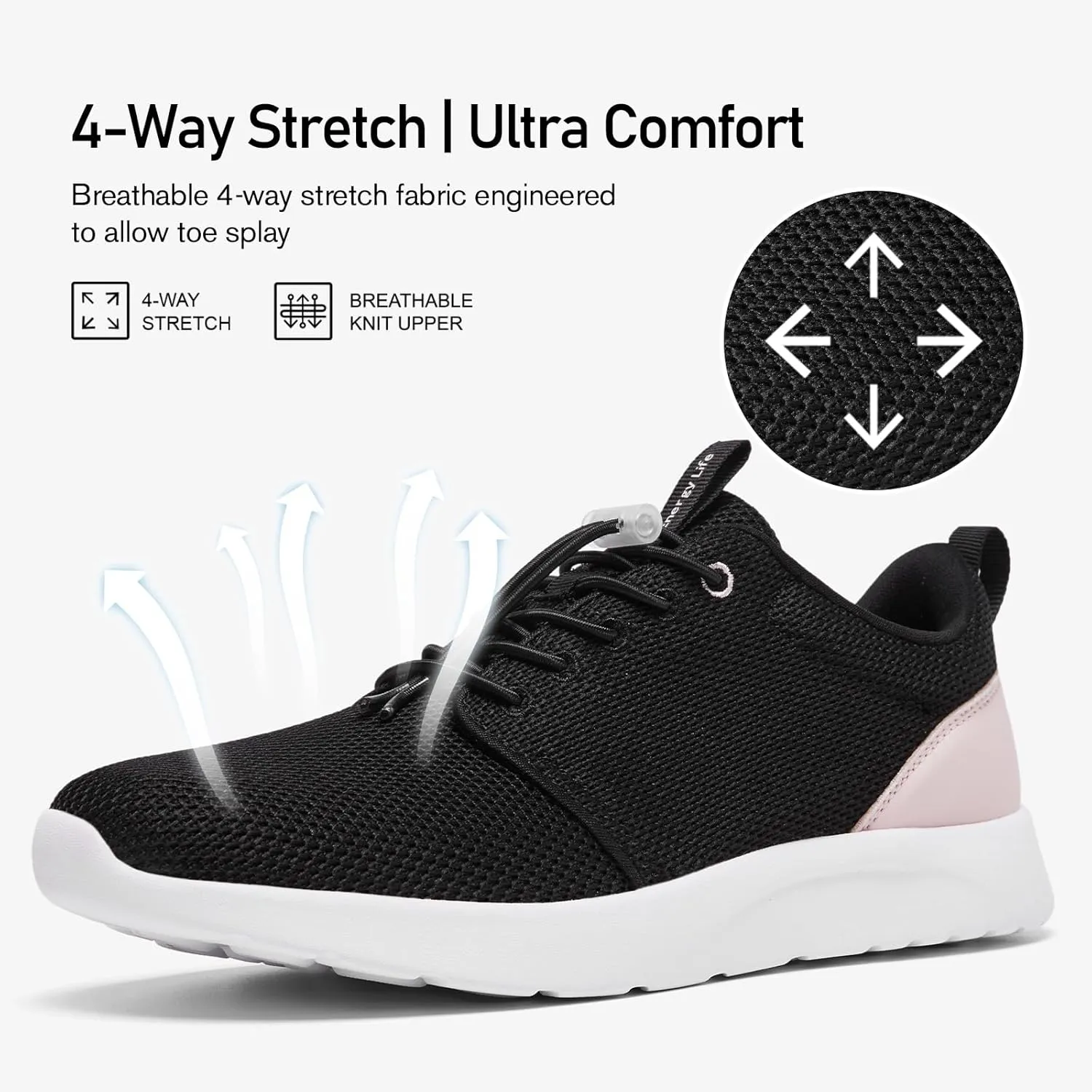 ALEADER Energycloud Ultra Light | Womens Slip On Walking Shoes Tennis Running Shoes
