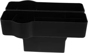Alipis 2pcs Car Seat Gap Storage Box Durable Practical Organizer for Mobile Phones Cups More Easy Installation Fits Vehicles