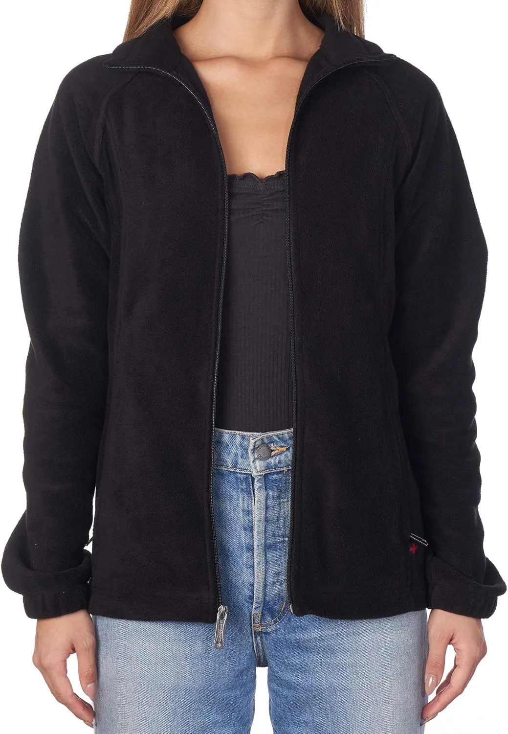 Alpine Swiss Jane Womens Full Zip Soft Polar Fleece Jacket