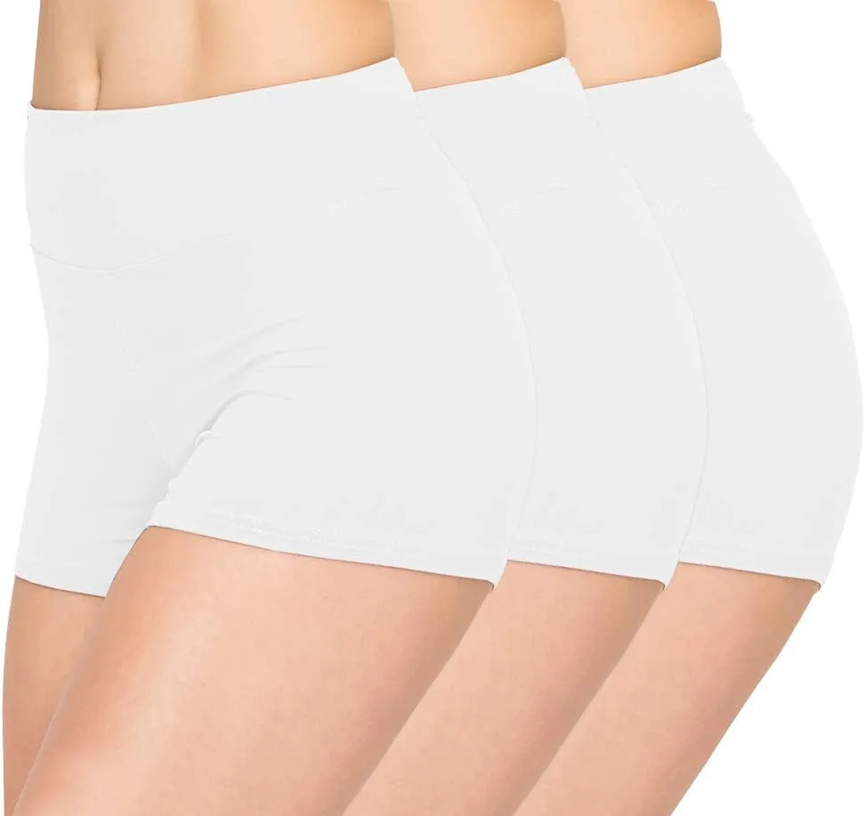ALWAYS 3 Pack Yoga Shorts – Super Soft Slip Shorts for Women