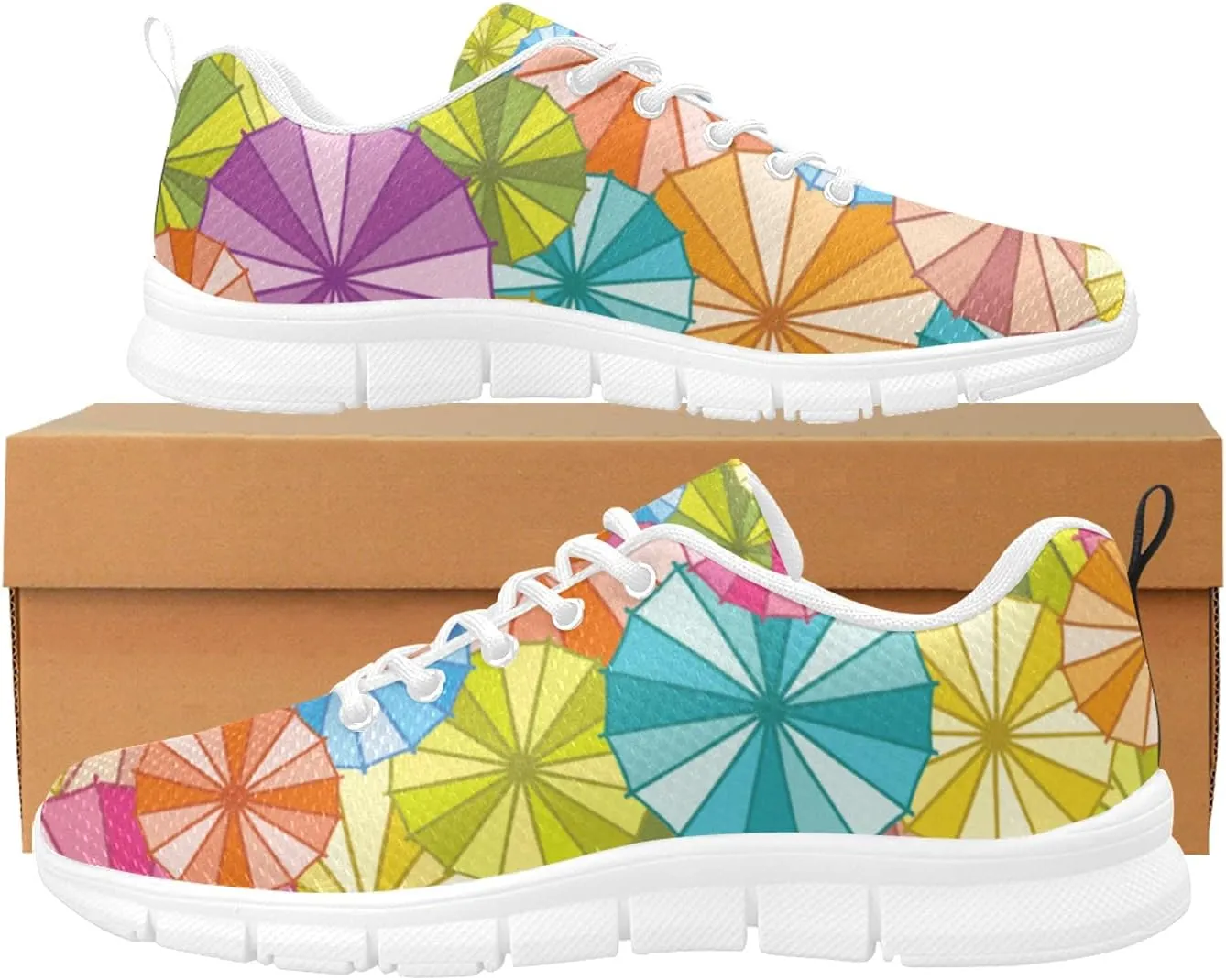 ANANGTEE Iridescent Tie-Dye Womens Sneakers Fashion Casual Comfortable Lightweight Breathable Arch Support Slip On Non-Slip Tennis Shoes Walking Shoes US13