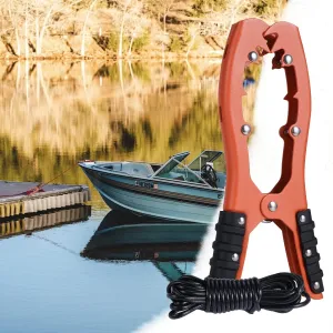 Anchor Gripper, Portable Kayak Grip Anchor Kayak Anchor Mount Kayaking Safety Equipment Brush Gripper for Kayak Kayaking Accessories for Securing Kayak Canoe Boat (Orange)