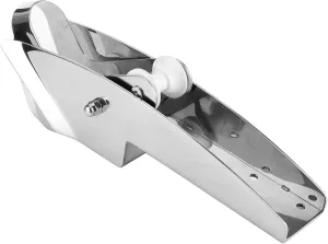 Anchor Roller Stainless Steel Durable Marine Hardware Accessory for Boat Bow 316 Stainless Steel 420mm 16.5in Silver
