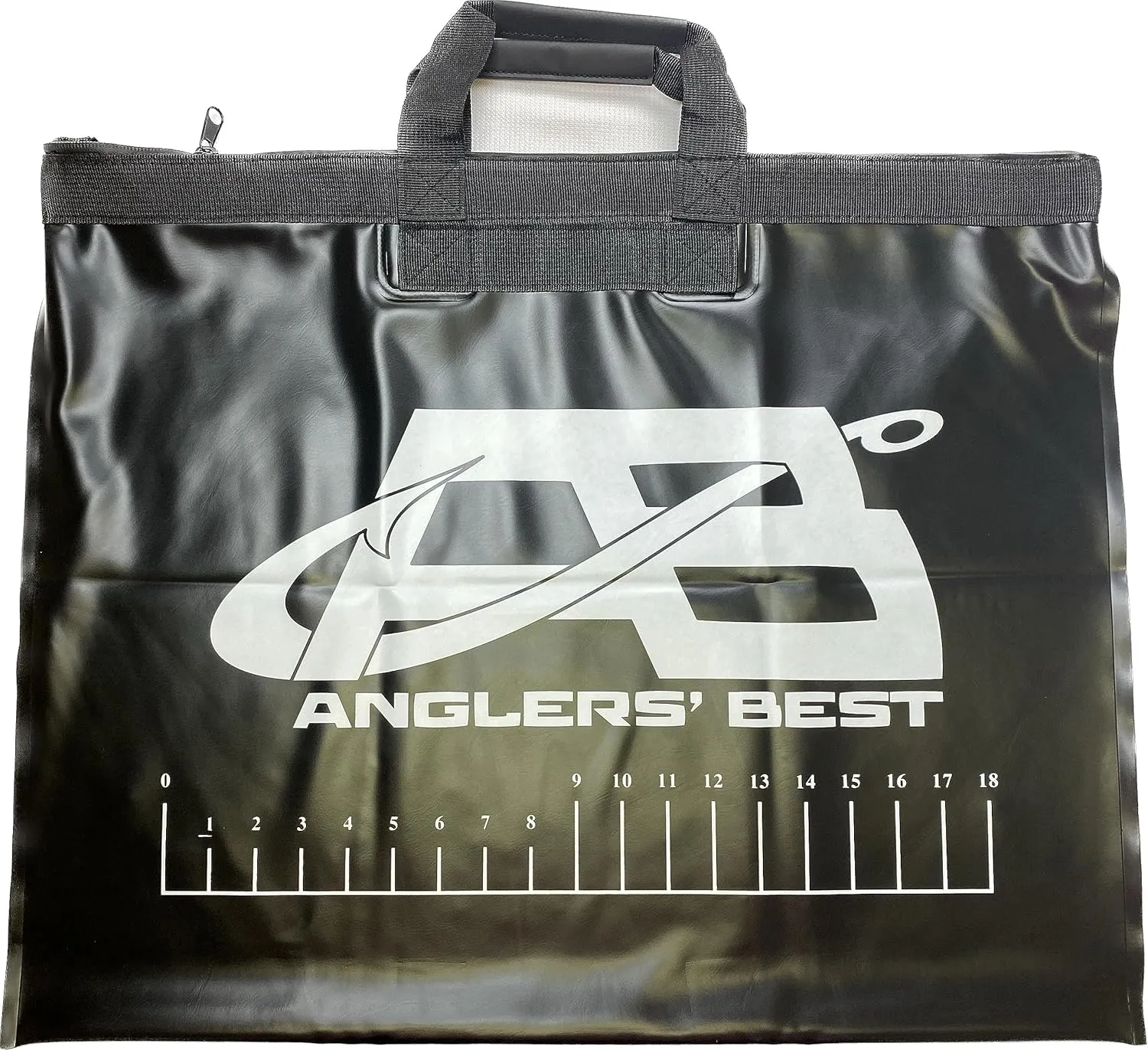 Angler's Best Tournament Fish Bag: Durable and Leakproof Fishing Gear, Fishing Bag with PVC Coating, Puncture-Resistant, 24” by 20” with Strong Nylon Handles and Ruler
