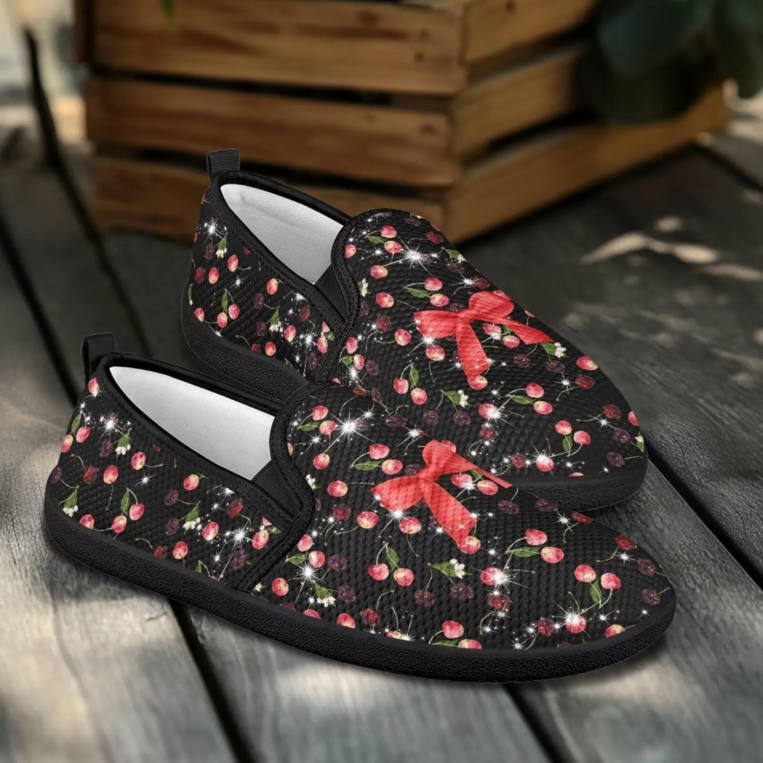 Animal Painted Women's Walking Shoes Fashion Casual Hand Free Slip On Sneakers Soft Breathable Gym Fitness Minimalist Comfy Traveling