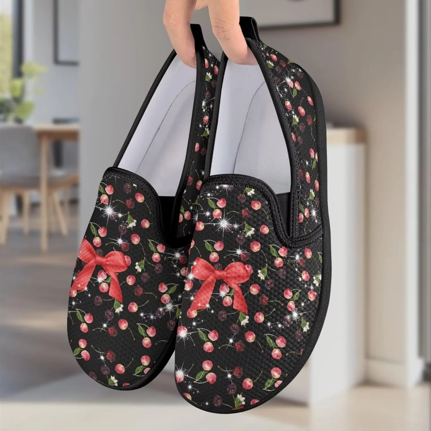 Animal Painted Women's Walking Shoes Fashion Casual Hand Free Slip On Sneakers Soft Breathable Gym Fitness Minimalist Comfy Traveling