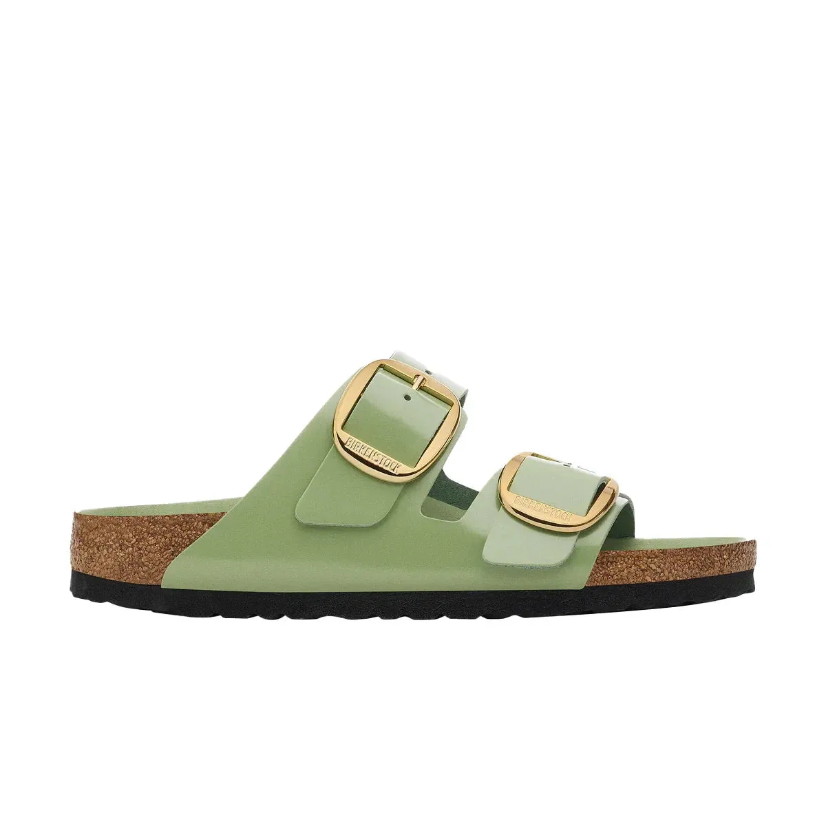 Arizona Big Buckle - Natural Patent Leather - High Shine Green Tea - Regular