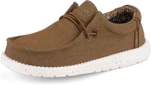 ASITVO Men's Wide Loafers & Slip-ons|Big Size Casual Slip on Walking Shoes|Width Toe Box