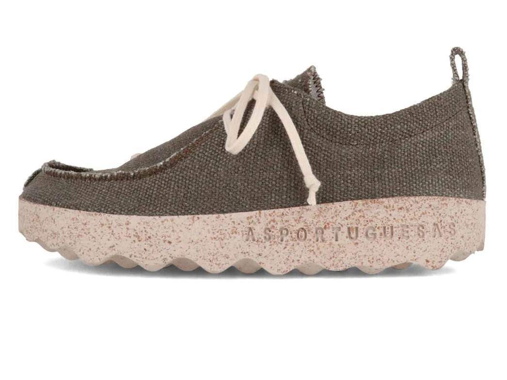 ASPORTUGUESAS Men Women Boatshoe 'City Line Chat', military