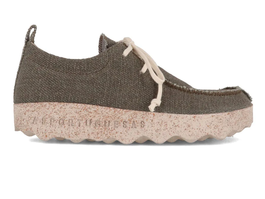 ASPORTUGUESAS Men Women Boatshoe 'City Line Chat', military